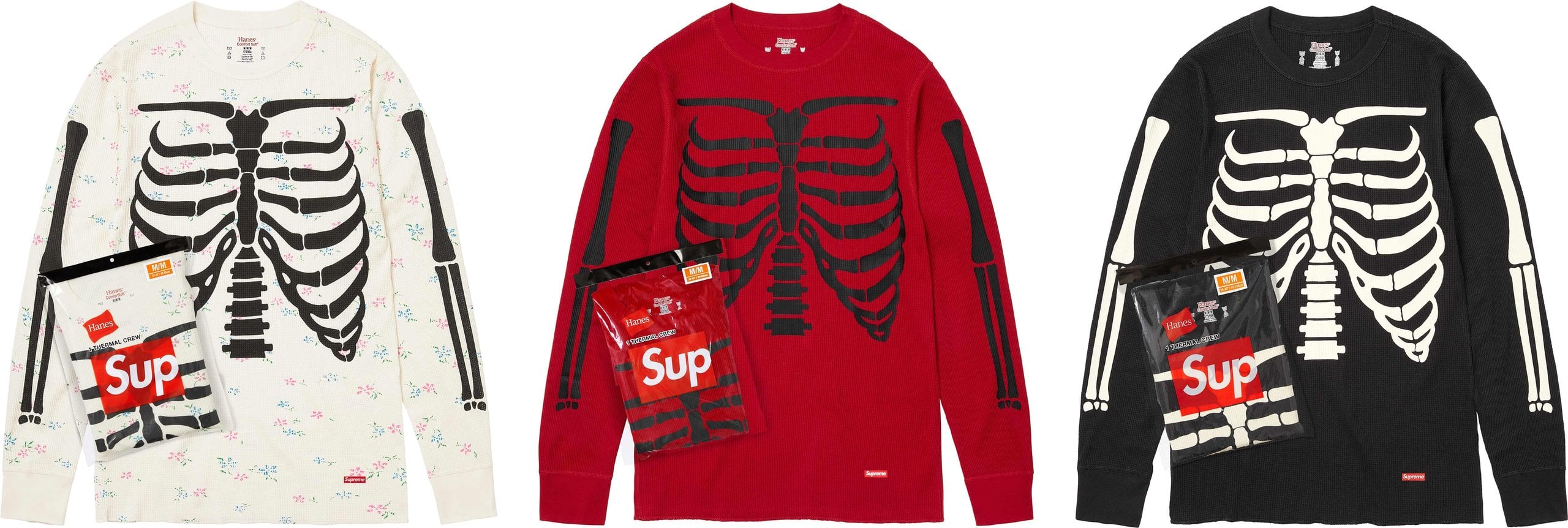 Supreme®/Hanes® Bones Thermal Crew (1 Pack)